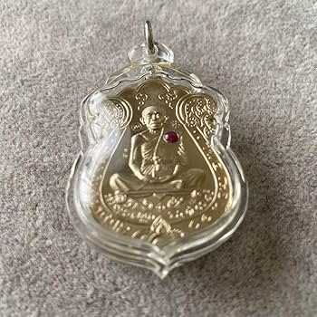 タイお守り　プラクルアン　ルアン・ポークン　リアン　2538年　(025) タイ お守り Phra Luang Pu Tuad プラクルアン 魔除け 開運 金運